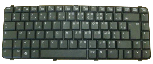 KB203 FRENCH HP 491274-051 490267-051 6530s 6730s 6735s Keyboard CLAVIER
