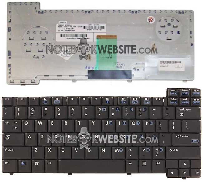 KB252 US HP Compaq 416417-001 407219-001 NW8400 NX7300 NX7400 Keyboard WO Point