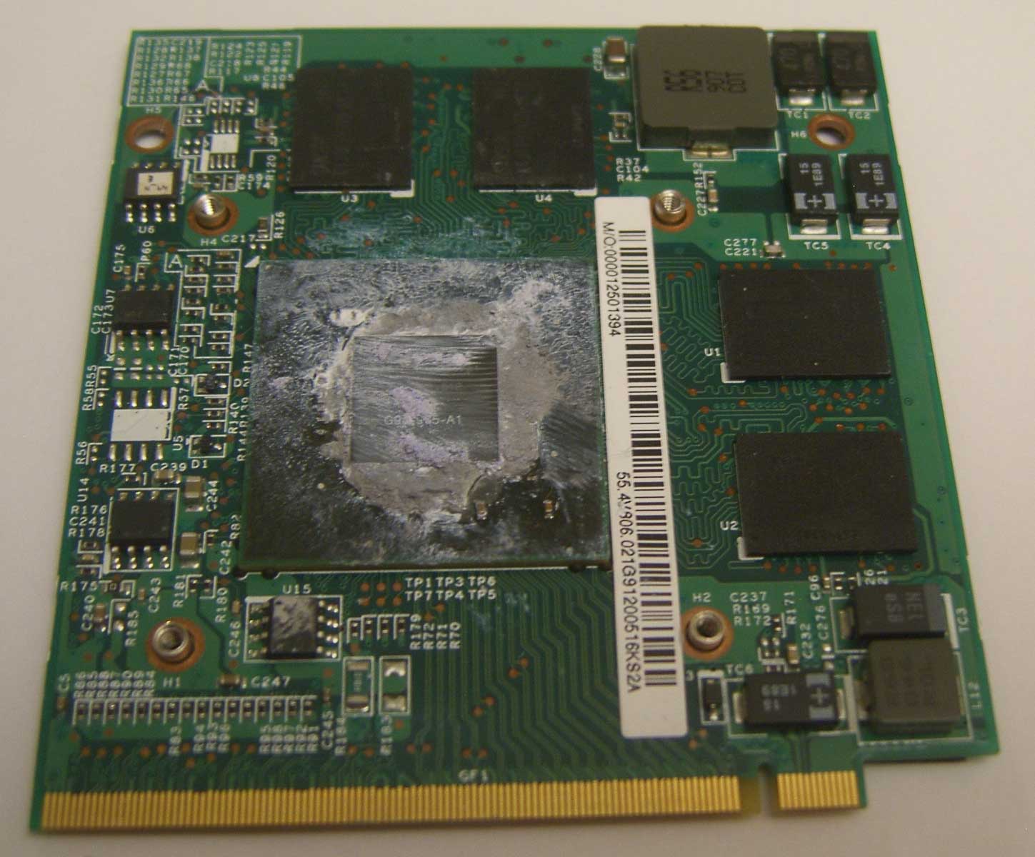 SRG3 HP 8530w FX770M NVIDIA Graphic Card 512Mb SPARES